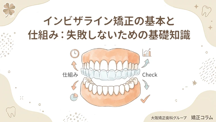 インビザライン矯正の基本と仕組み　失敗しないための基礎知識