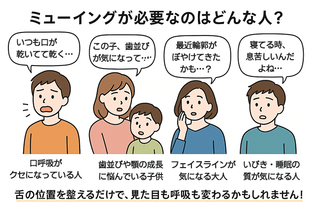 ミューイングが必要な人