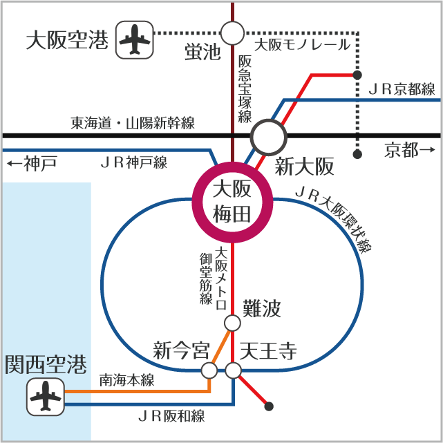 近郊路線図