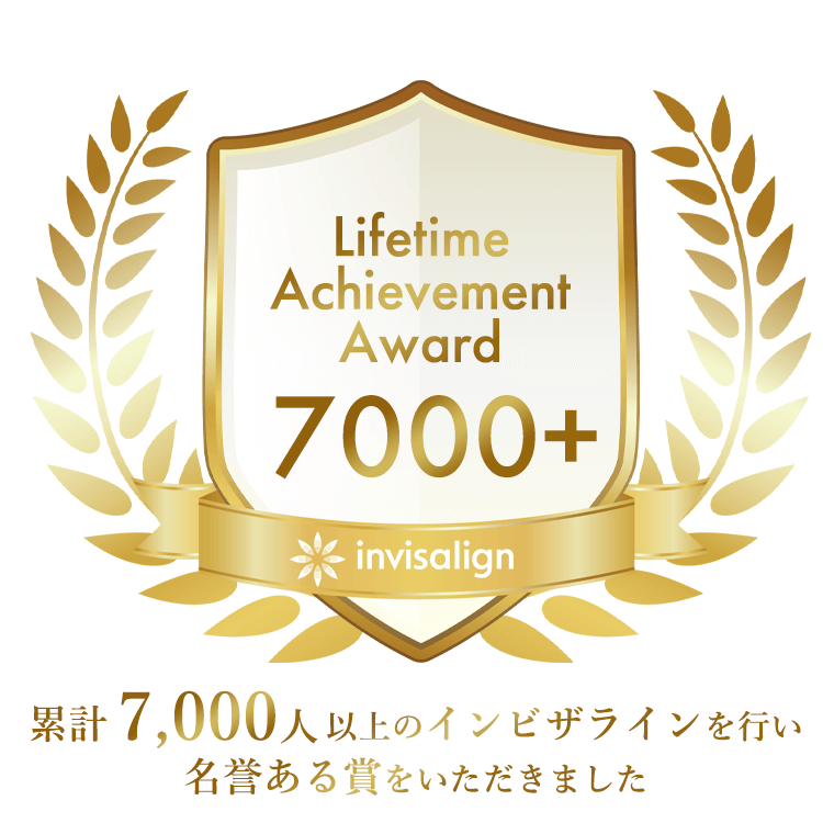 invisalign Lifetime Achievement Award 受賞